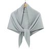 Maldives  Muslim Pleated Square Scarf Matt Silk Plain Hijab Women Crinkle Satin Headscarf Premium Soft Wrinkle Scarves