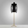 Korean Style Black Off-Shoulder Women's Half Body Mannequin with Right Angle Shoulder and Full Body Display Stand