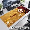 Custom Name Text Mouse Pad Galatasaray FC Personalized Desk Pad For Work And Gaming