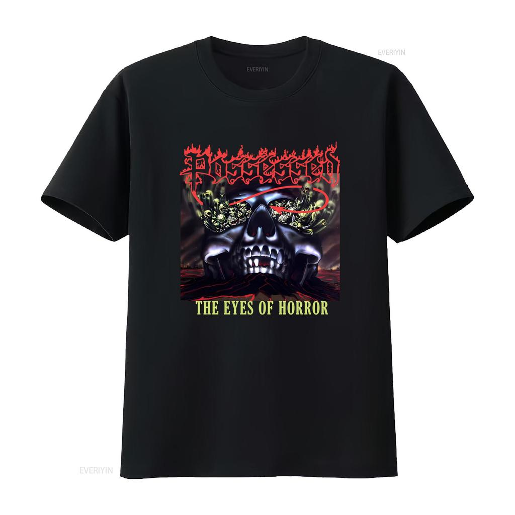 Besessen Die Augen Des Horrors T-Shirt Death Metal Band Print Erhältlich in S XL 2XL 3XL Neu Lang oder s vintage Gewaschen