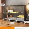 Grote Dubbellaagse Konijnenkooi Binnen Speciale Huisdierenkooi Feces Schoonmaken Cavia Kooi Luxe Platform Kleine Huisdieren Speeltuin