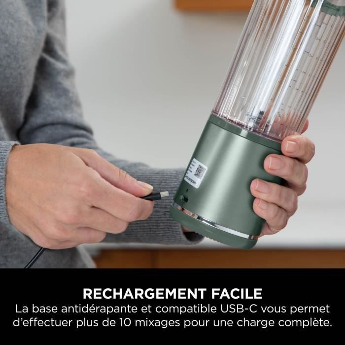 Blender portable sans fil NINJA Blast - Vert forêt - BC151EUEM