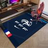 France Soccer Club Emblem  Printed Area Rug for Office, Chair Rug, Decorative Carpet Floor Mat, Large Size Fan Gifts Christmas Gifts