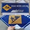 Folding Reflective Road Warning Sign