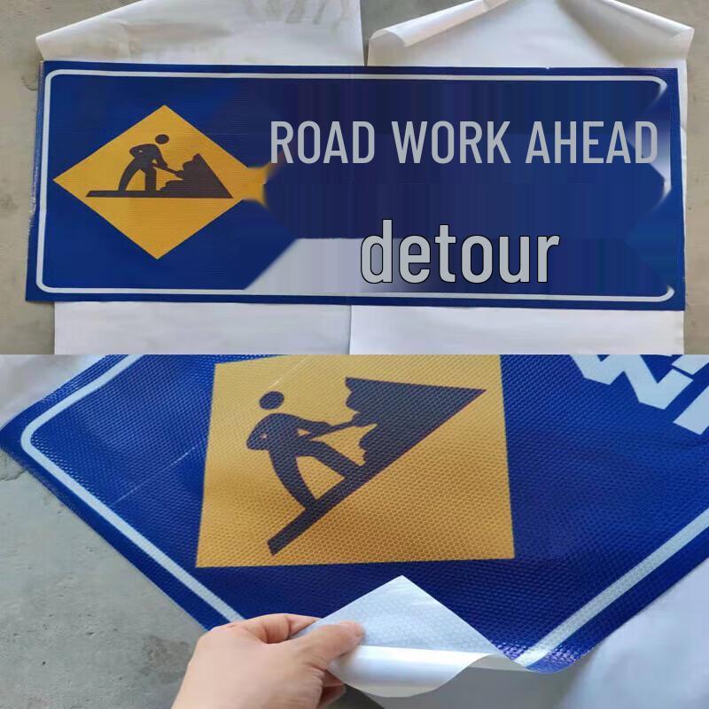 Folding Reflective Road Warning Sign