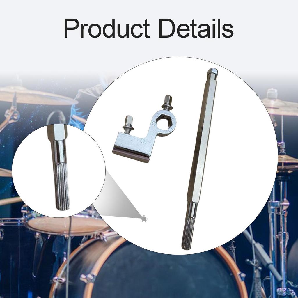 Bass Drum Pedal Chain Sprocket cam Connector Rod Percussion Instrument Parts Sturdy Professional