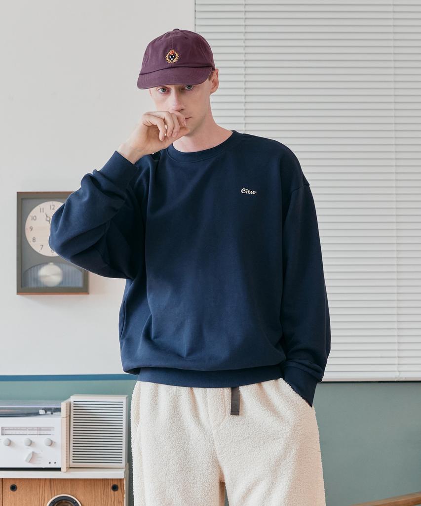 CREW MEMBERS ONLY Small Logo Mtm Navy