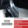 4Pcs Carbon Fiber Outer Door Scuff Sill Cover Trim For Toyota 4Runner 2010-