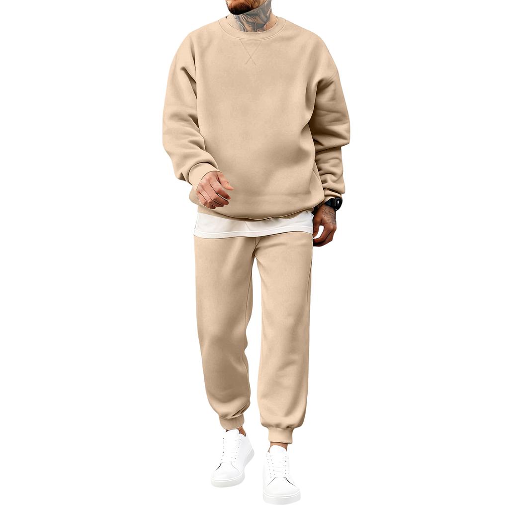 Men's Sweatshirts Sweatshirts And Jogging Pants Track Pants Fleece Tracksuit Sets