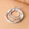 2025 New Fashion Korean Style Jewelry Necklace Pendant & Ring - Multiple Versatile Styles: Flower & Butterfly Design