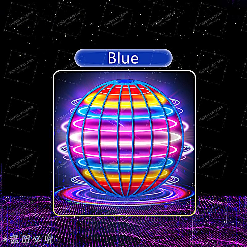 Flying Ball Spinner Toy Hand Control Drone Helicopter 360° Rotating Mini UFO with LED Light Kids Gifts Game Children Sports Ball