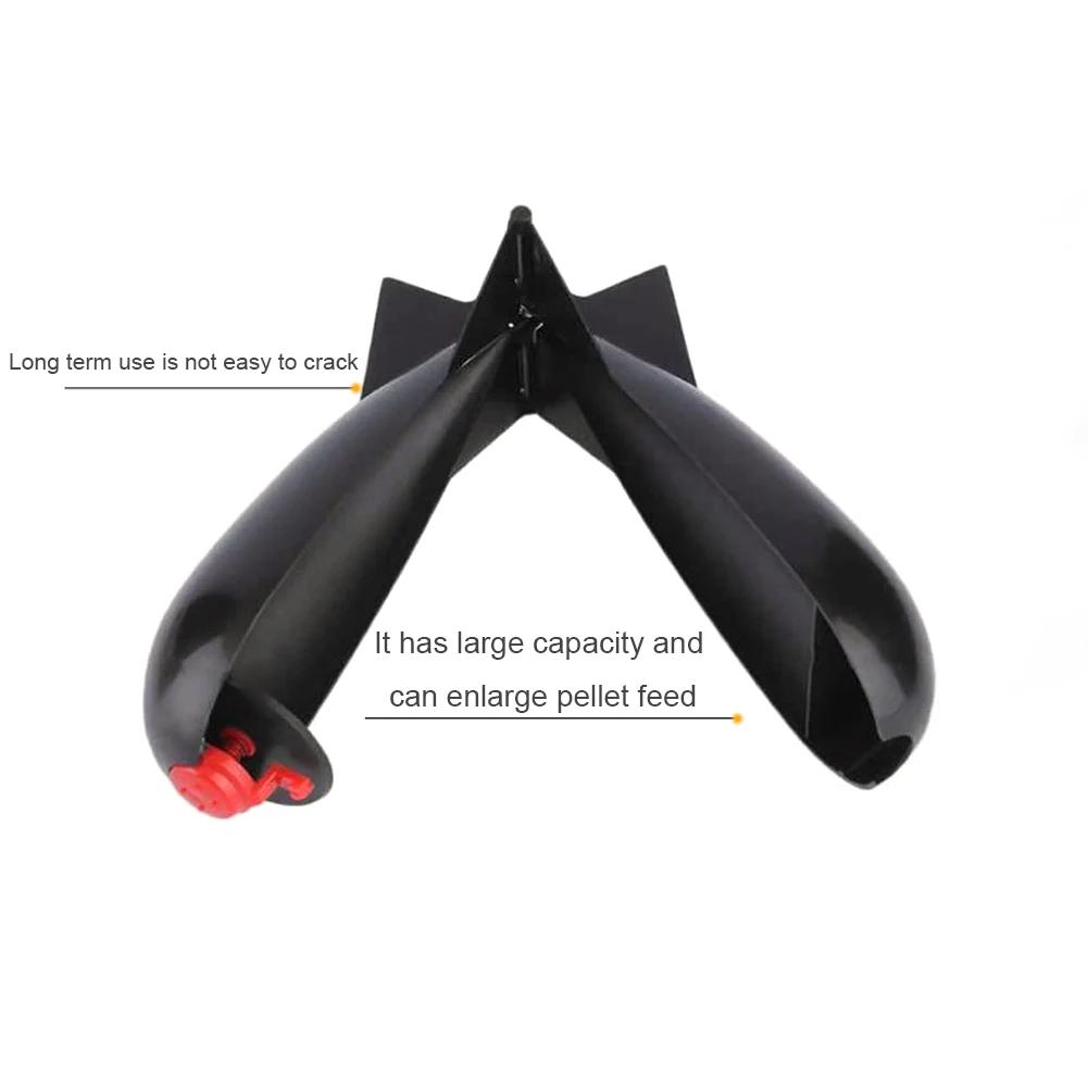 Karpfenfischen Raketenköder Spod-Bombe Köderköderhalter Behälter Angelgerät Werkzeug Zubehör Leicht zu tragen Stapelbares Gerät