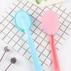 Hanging Hole Bath Body Brush Long Handle Body Lotion Applicator Shower Body Scrubber  Legs