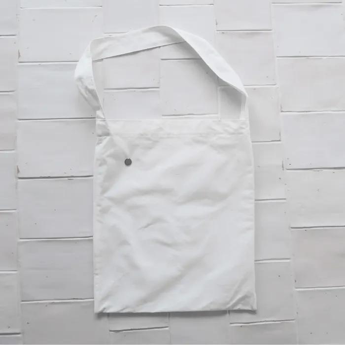 WHITE ECO BAG _ L