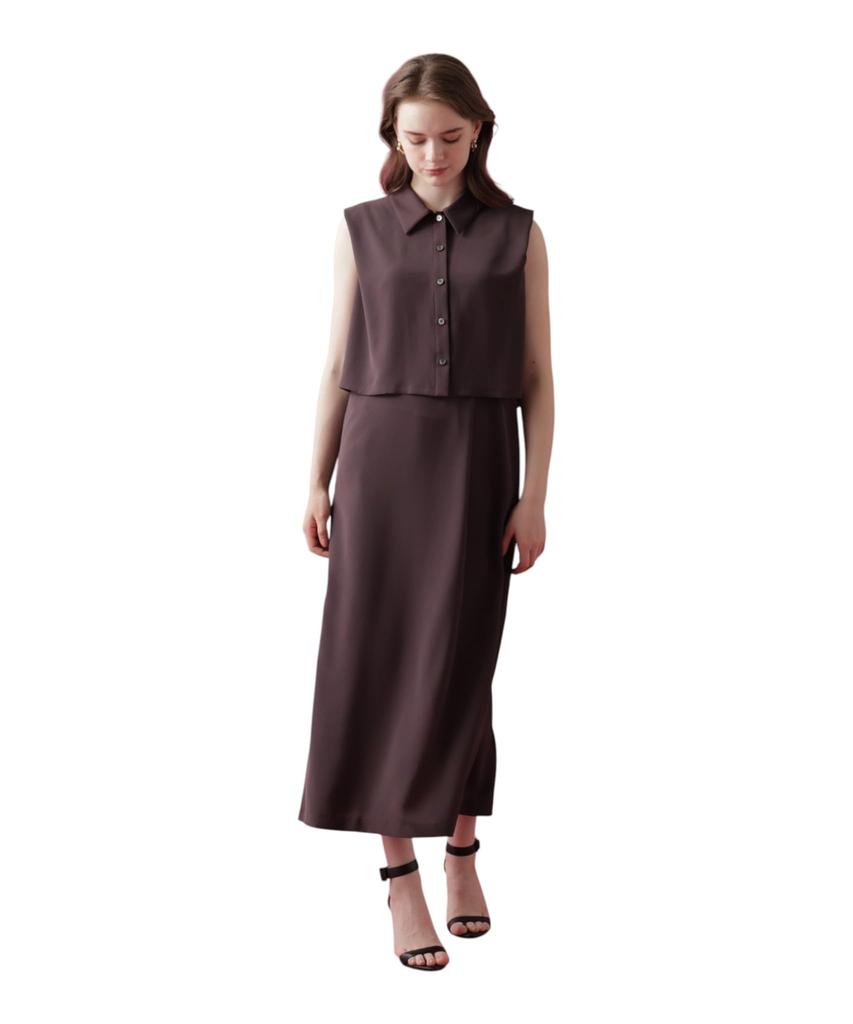 Dress Ensemble 38 [Pinky & Dianne] 031-6240714 Women's 050_Brown