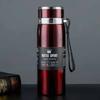 Business Sports Kettle 316 Stainless Steel Thermos Cup, Portable Sling Large Capacity Vacuum Water Cup