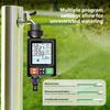 Water Timer Garden Hose Sprinkler Timer 10 Programmable Automatic Rain Delay 3.3 Inch LCD Screen IP54 Rainproof