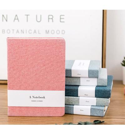 Student's Simple Solid Color Notebook Cloth Surface Literature and Art Small Fresh Hand Account Notebook Diary