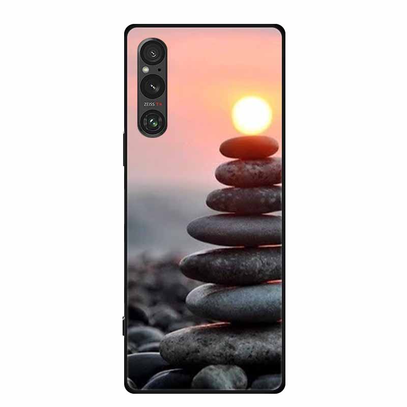 

Case For Sony Xperia 1 V Original Silicone TPU Phone Cover for Sony Xperia 1 V 5G Capa Xperia1V Protective XQDQ62/B Fashion Para Sony Xperia 1 V