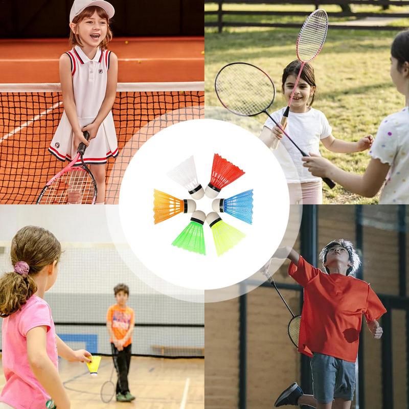 Badminton Shuttlecocks Colorful Badminton Shuttlelock Outdoor Game Training Badminton Balls Shuttlecocks Set For Youth Players