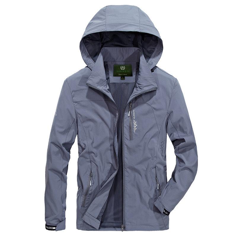 Jacket Men's Spring and Autumn Thin Outdoor Men's Waterproof Windproof Men's Jacket Mountaineering Suit Top