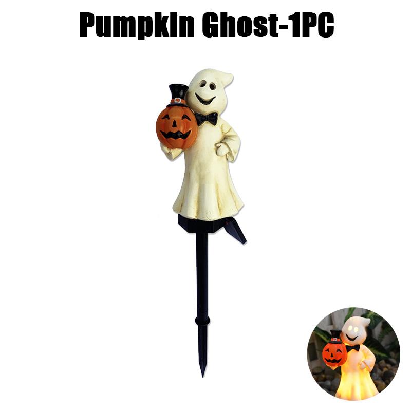 Solar Powered Halloween Pumpkins Outdoor Lights Creative Atmosphere Layout Waterproof Courtyard Garden Scenery Decoration