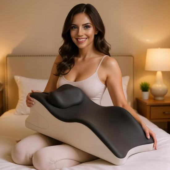 Couples Wedge Pillow Memory Foam Leg Wedge Back Cushion Ergonomic Intimacy Support Prone Pillow