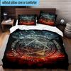 3PCS Natural Symbolism 3pcs Bedding,Including 3PCS Duvet Cover And 2pcs Pillowcases Perfect for Christmas,Ideal for Bedroom, Dormitory