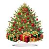 2D Flat Xmas DIY Diamond Painting Tabletop Ornaments Kit Diamond Painting Desktop Ornaments Kit for Home Office Desktop Decor