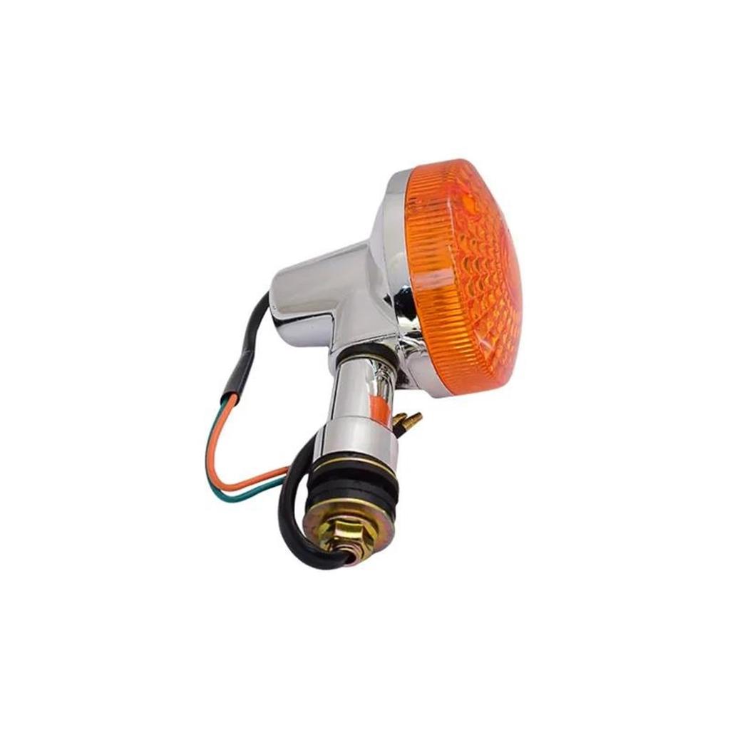 Turn Signal Lights Fit Suzuki GN125 GN250 HJ125-8 Motorcycle Front Rear Turn Signals 2