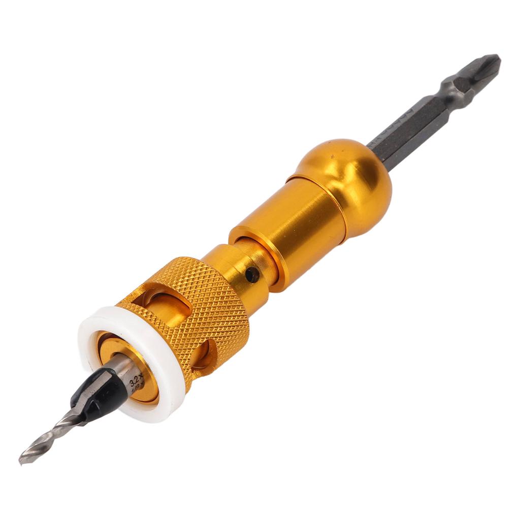 5 Pieces Countersink Drill Bits with Adjustable Depth Stop 82 Degree Screw Countersunk Drill Set for
