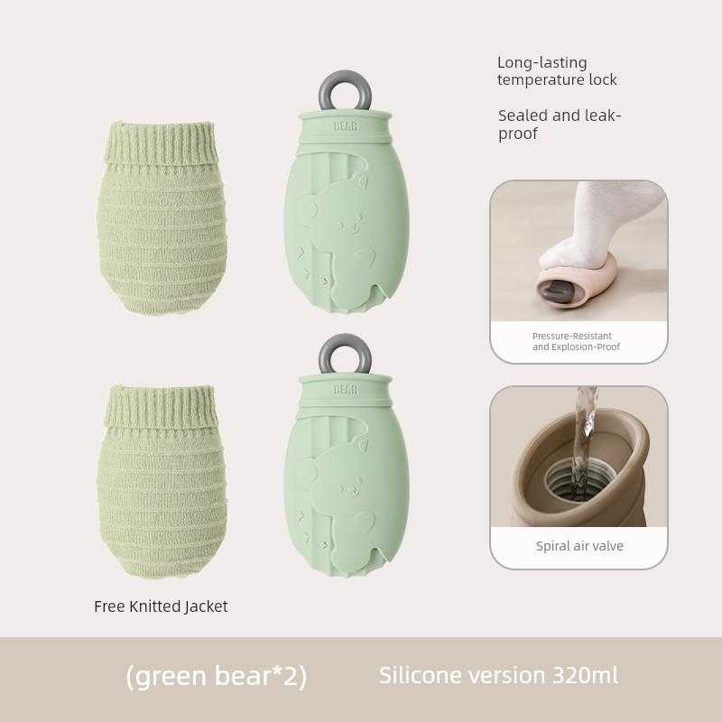 Silicone Hot Water Bottle for Pregnant Women during Childbirth, Small Size, Sealed, Explosion-Proof, Warm Stomach, Protect Neck, Gentle Warmth, Warm