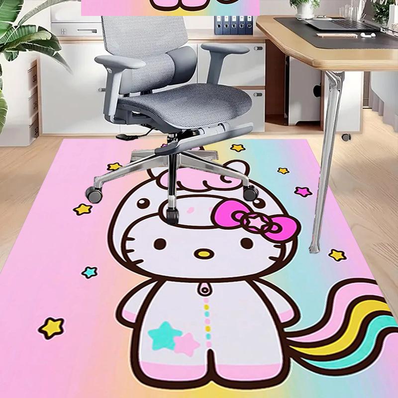 Unicorn Hello Kitty Party Carpet For Playroom Bedroom Living Room Sofa Home Decorkids Game Area Rug Nonslip Floor Mat