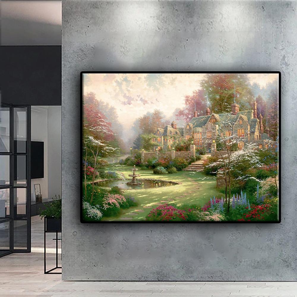 Diamond Embroidery Forest Hut 5D DIY Diamond Painting Cross Stitch Rhinestone