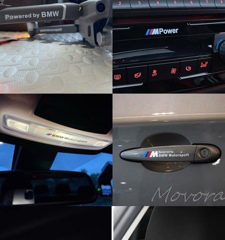 New For Bmw M 50TH Power Performance E28 E30 E34 E36 E46 E60 E90 F84 Reflective Motorcycle Sticker Decals Tank Logo Stickers YF4