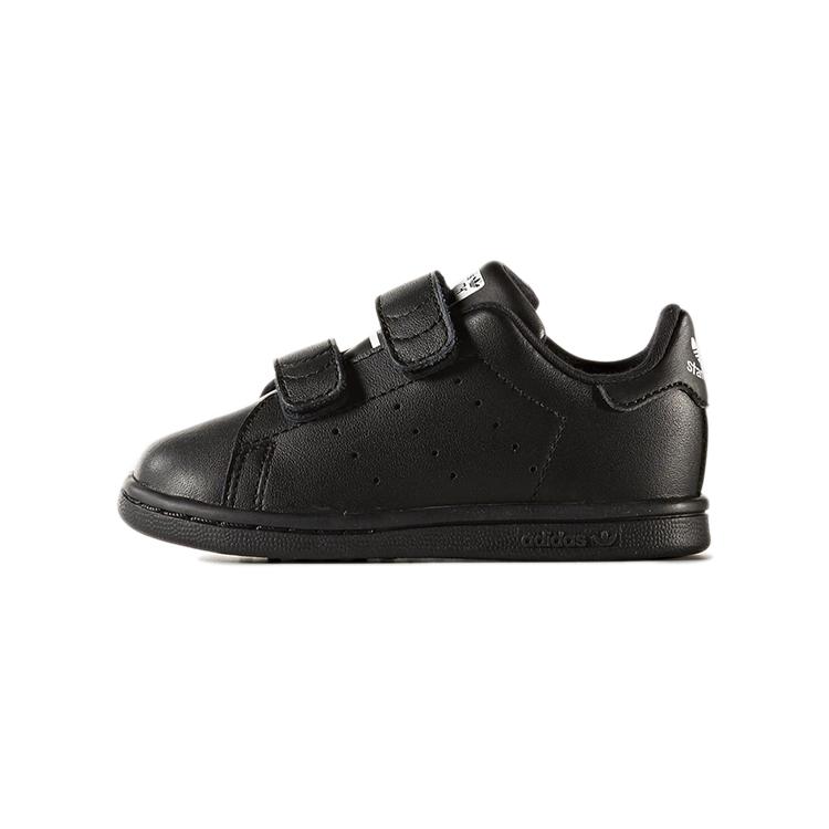 

Adidas Originals STAN SMITH Casual Skateboard Shoes Abrasion Resistant Low top Toddler Shoes Obsidian Black BZ0524 27