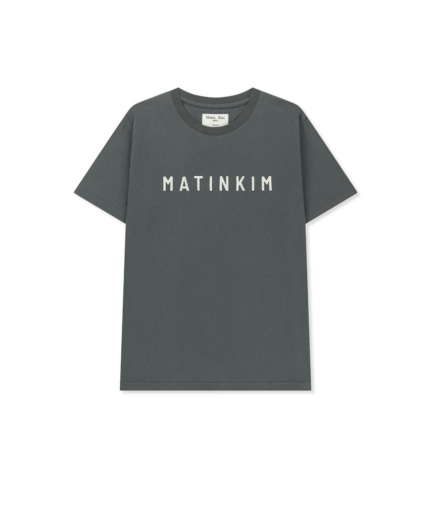 Mattengkim Applique Felt Logo Top In Charcoal