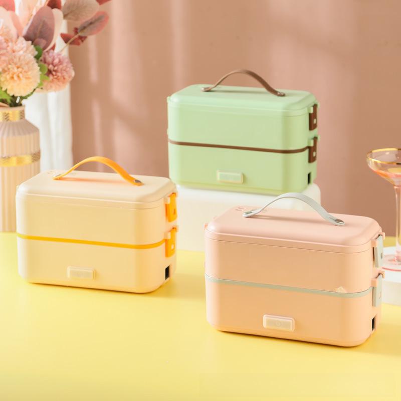 Elektrische Lunchbox mit Doppelspannung, Heiz- und Dampffunktion und Wärmespeicherung