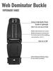 VIPERADE VAB2 Multipurpose Clips for Molle Tactical Locking Carabiners for Molle Webbing Attachment to and Bags 10-Pack 1" Webbing, Backpacks,