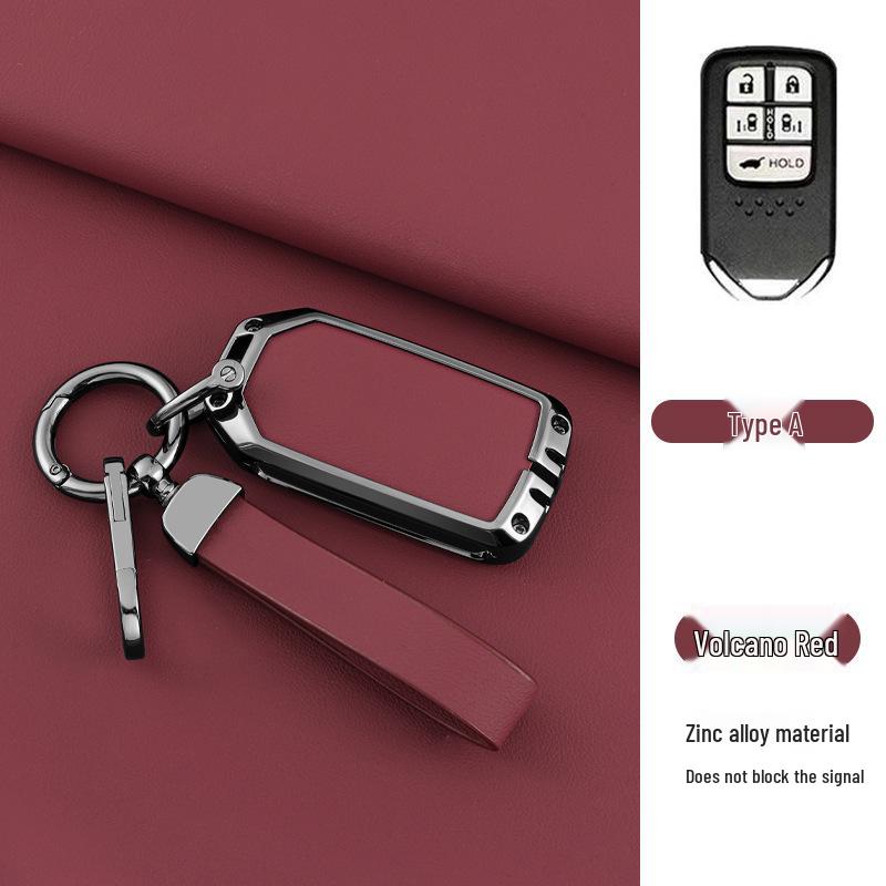 Stylish Metal Car Key Case for XRV, Fit, Vezel, URV, Fengfan, Xiangyu - Personalized Luxury Remote Shell Cover