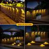 Waterproof Solar Outdoor Wall & Stair Lamp - Decorative Light for Fences, Railings, and Garden