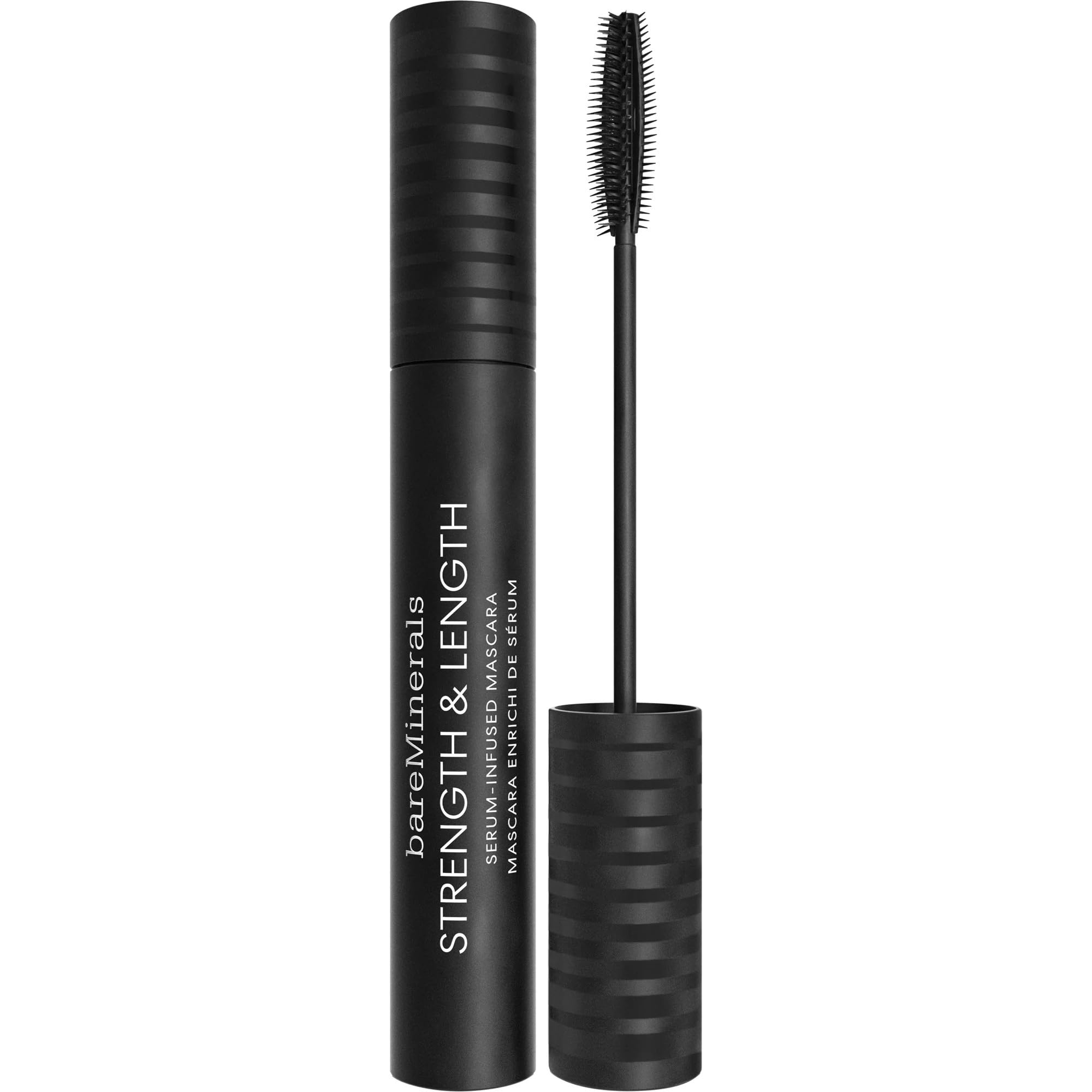 

bareMinerals Strength Length Serum Infused Mascara Extreme Black 8mL & чорний