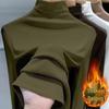 2024 Autumn/Winter White Cashmere Half-High Neck Long Sleeve Pullover Luxurious Base Layer T-Shirt