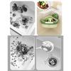 ABS Corner Sink Strainer Suction Cup Sink Strainer Basket For Food Waste Space-Saving Household Dishcloth Holder Waste Filter