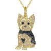 Rhinestone Beagle Pendant Shiba Inu Dog Necklace Jewelry Gift Pet Puppy Necklace  Dog Lovers