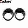 Front Fog Light Lamp Cover Trim For Toyota RAV4 RAV 4 Limited LE XLE Hybrid -2024 Carbon Fiber Car Foglight Trim Accessories