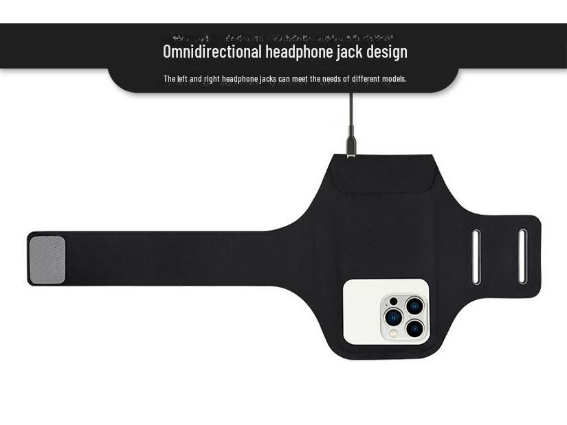 Unisex Outdoor Sports Running Arm Bag for 6.8 Inch Mobile Phones