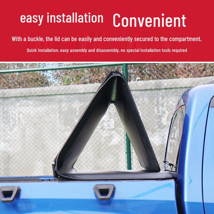 Waterproof Three-Fold Soft Tonneau Cover for SAIC MAXUS T60/T70/T90 MG Pickup