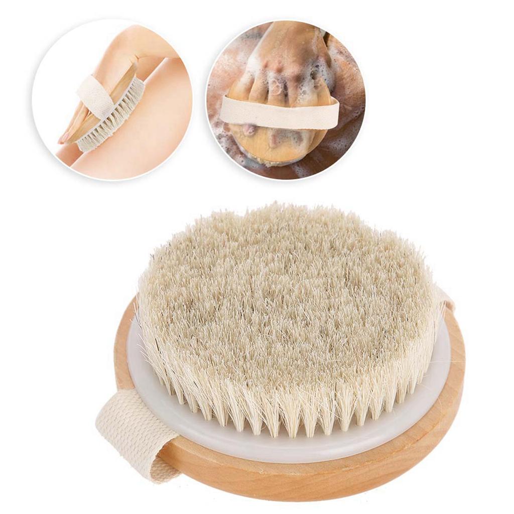 Bath Brush Soft Brush Hair Body Skin Cleansing Shower Massage Brush