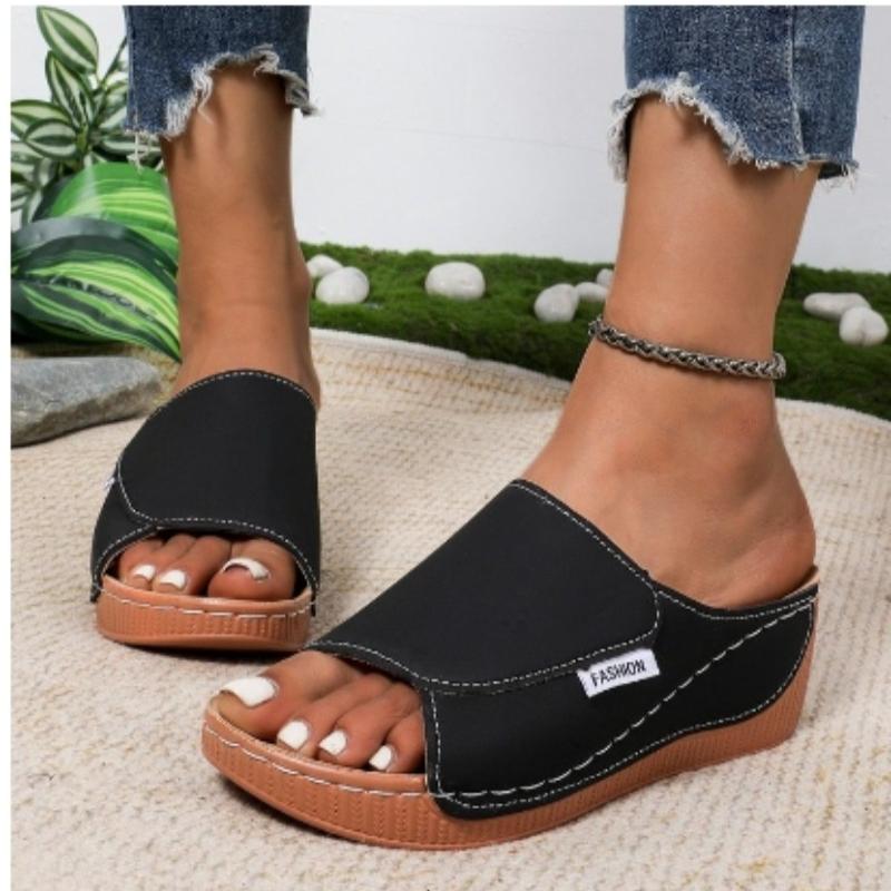 Fashion Summer Women Shoes Sandals Non-Slip Women's Shoes Slides Ladies Shoes Wedge Sandals Ladies Party Women Slippers Female Footwear